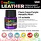 Plum Crazy Purple Metallic Pearl Premium Acrylic Leather and Shoe Paint, 2 oz Bottle - Flexible, Crack, Scratch, Peel Resistant - Artist Create Custom Sneakers, Jackets, Bags, Purses